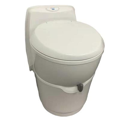 China Plastic Rotation Style Caravan Rv Toilet With Electric Flushing for sale