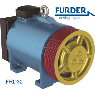 China Modern Load 450 Kg Pulley 320mm European Technology Gearless Elevator Motor Price for sale