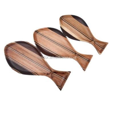 China Eco - Friendly Fish Shape Serving Tray , Wooden Shape Animal Tray , Wooden Pastry Tray for sale