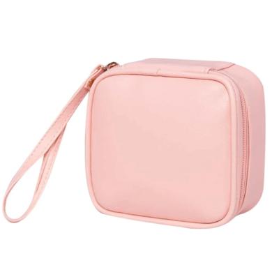 China Mini Fashion Cosmetic Bag Cute Portable Viable Tampon Storage Bag Girl Sanitary Napkin Pad Makeup Pouch for sale