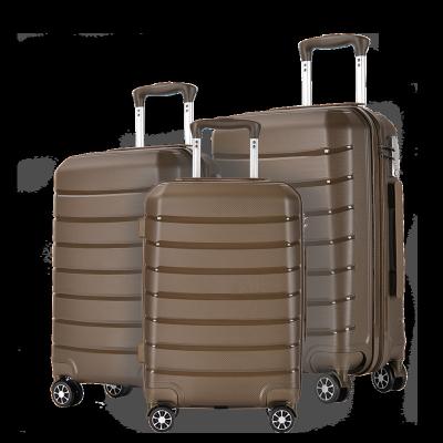 China Wholesale PP Factory PP Trolley Luggage Set 20 Suitcase 24 Sets 28 Inch Luggage Bag for sale