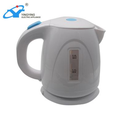 China 360 Degree Base 1.0L Auto Shut-Off Safe Fast Cordless Plastic Kettle Automatically for sale