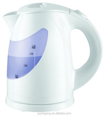 China Rotating Base 1.8 L Plastic Electric Kettle 360 ​​Degree Quick Boil 360 Degree Rotation LED Light CE GS LFGB ROHS ERP for sale