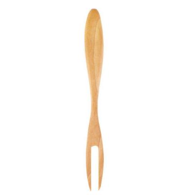 China China Manufacturer Eco-Friendly Wooden Fork Viable Small Fruit Fork Mini Dessert Fork For Sale for sale