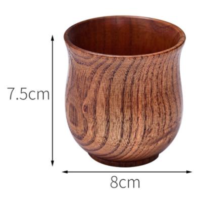 China Sustainable Stylish Jujube China Manufacturer Coffee Wine Grape Grape Wooden Drinkware Mugs Supply Wooden Mug for sale