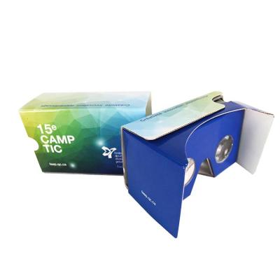 China Recyclable Corrugated Custom Cardboard VR Packaging 3D Glass Viewers Box With Logo Printing for sale