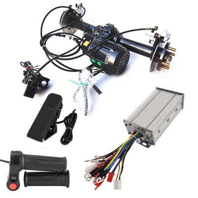 China 48V 60V 500W 800W 1000W 1200W Rear Motor 90CM Aluminum Brushless Electric Tricycle Axle Motor Electric Vehicle for sale