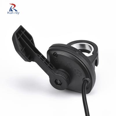 China Adjust Speed ​​Factory Sales 108X 12-96V Electric Scooter Thumb Throttle Direct Left Right To Electric Bike Throttle for sale