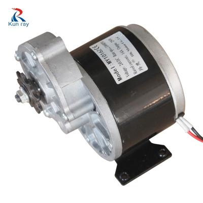 China 410 9T Pinion MY1016Z 12V/24V 250W Children Electric Scooter DC Gear Permanent Magnet Brushed Motor for sale