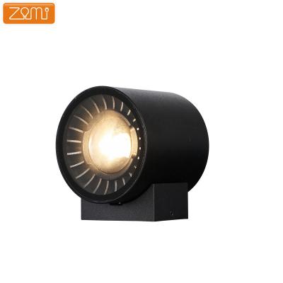 China Morden ZOMI Factory Supply outdoor 15W wall lamp Aluminum Led simple Design Wall Washer Light for sale