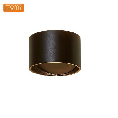 China Modern Simple fashion small round box wall hanging light small indoor bedroom study wall light durable installation light for sale