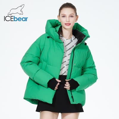 Chine Vêtement d'hiver vert femme fermeture à fermeture à glissière femme manteau d'hiver noir polyester remplissage à vendre