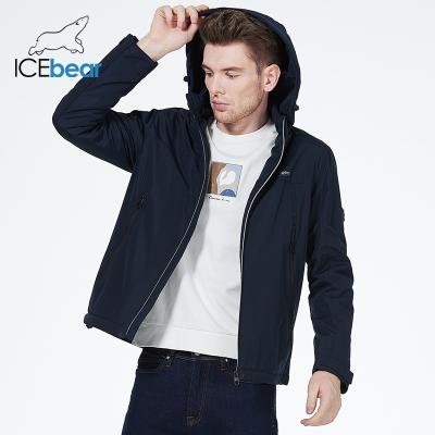 China 100% Polyester Mens Cotton Jacket Man Sping Autumn Coat Zipper Sleeve Length 64 - 68cm for sale