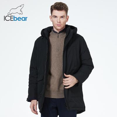 China Bequeme Herren-Parka-Jacke Größe L bis 4XL Bio-Down-Jacke mit vielen Taschen zu verkaufen