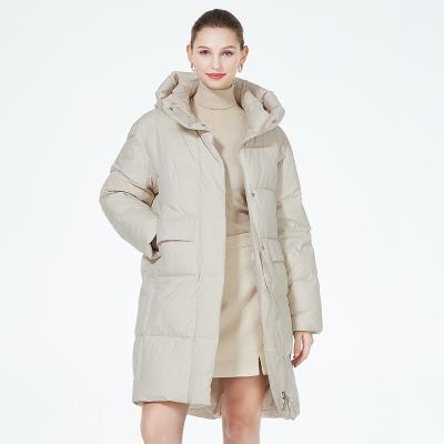 Chine Toutes les formes femme manteau d'hiver polyvalent gilet à talons caché gros avec poches à poils à vendre