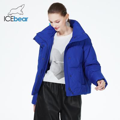 China Short Winter Coat Fashionable Double Breasted Cotton Trench Coat For Commuters for sale