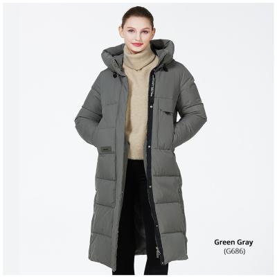 China Reißverschluss Weiblicher Wintermantel Mädchen Winterjacke 63 - 66cm Ärmellänge zu verkaufen