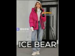 short length thickened down / cotton jacket trendy loose style with down filling
