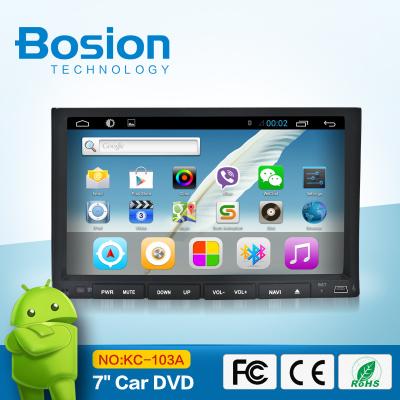 China high quality 7 inch capacitive touch screen android 4.2 car multimedia gps navigator for most cars for sale