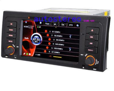 China Reproductor de DVD de Satnav de la radio de la serie X5 E39 E53 M5 de BMW 5/estéreo de GPS del coche de Bluetooth pantalla táctil de 7 pulgadas en venta