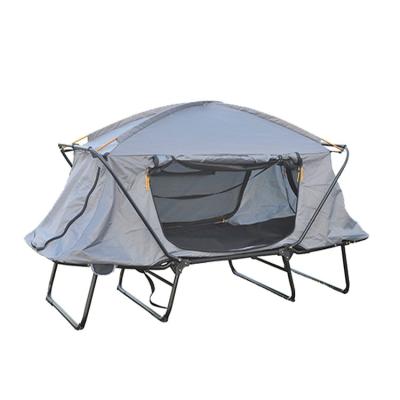 China CT24 1 Person Use Camping Tent Double Layer Outdoor Tent Cradle Waterproof Eco-friendly Material Straight Tying Type for sale