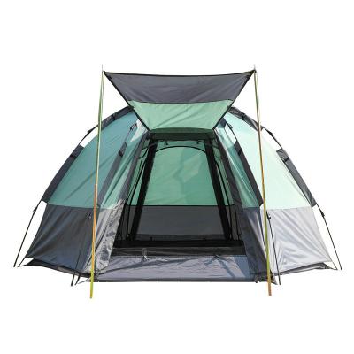 China Straight tying type CT26 outdoor use camping tent large for now open 3-4 people double layer waterproof eco-friendly decorative material for sale