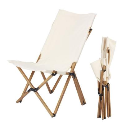 China New modern design modern outdoor camping YL aluminum alloy leisure portable folding wooden beach chair for sale