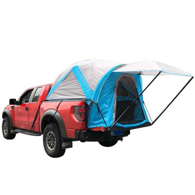 China Straight Bracing Type YL 1-2 Person Easy Carry Portable Camping Trailer Pickup Tent For Truck Double Layer With Fiberglass for sale