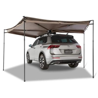 China Right tying type vehicle outdoor side car tent suv side tent suv car awning retractable tent for sale