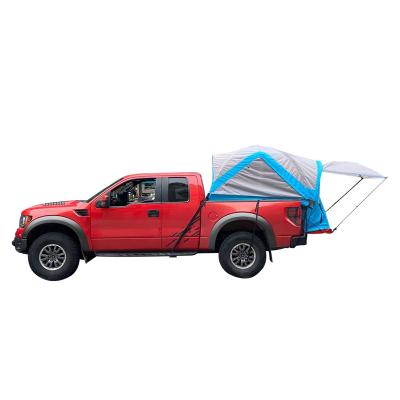 China Straight Tying Type Normal Pickup Truck Bed Tent Take Up Portable Car Roof Top Tents Camping Trailer Pickup Tent For Truck for sale