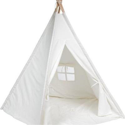 China Diagonal Bracing Type Kids Play Teepee Tent Eco - Friendly Cotton Canvas Tent for sale