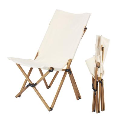 China Modern Manufacturer Customize Lightweight Portable Folding Aluminum Camping Chair For Beach, Travel, Beech Frame Outdoor Furniture for sale