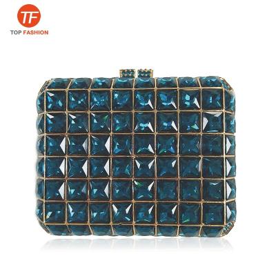 China Luxury Factory Wholesale Women Evening Clutch Bag Luxury Crystal Diamond Clutch Wedding Party Bag for sale