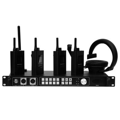 China 910ST 6 Channels Wireless Intercom System Manually Tuned 433MHZ~440MHZ for sale