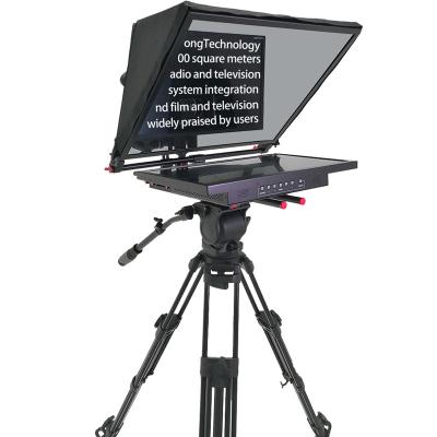 China TY-21G Computer Screen Teleprompter With PTZ Caster Tripod Professional for sale