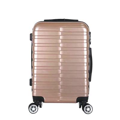 China Eco-friendly 20 Inch ABS+PC Travel Carry On Business Airplane Wholesale Suitcase Luggage Roll On Trolley Luggage for sale