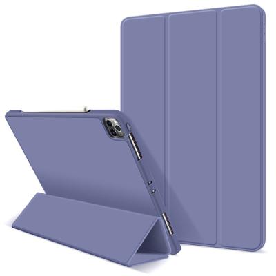 China Ultra Thin Shockproof Silicone Soft Cover Genuine Leather For New iPad 12.9 Pro /2021Tablet 2020 For iPad Pro 12.9 inch Case for sale