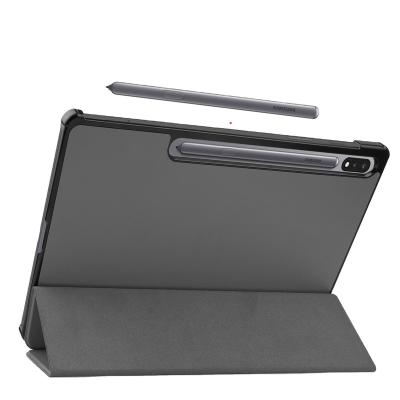 China Light Factory Wholesale Triple Stand SM-T970/T975 Tablet Cover Case For Samsung galaxy tab s7 plus for sale