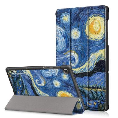 China New Arrival Ultra Thin Shockproof Printed Leather Smart Tablet Case For Lenovo M10 FHD Plus TB-X606F TB-X606X 10.3inch 2020 Tab for sale