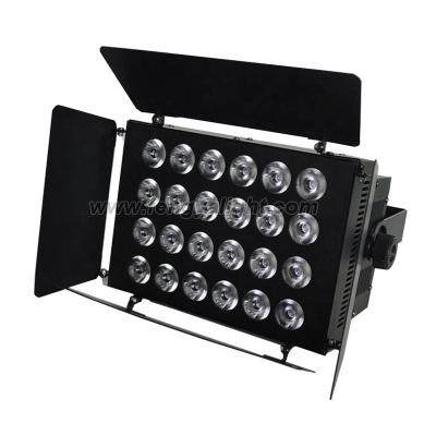 China Indoor sports stadiums IP20 24x10w rgbw 4 in 1 led wall washer light stage lighting for sale