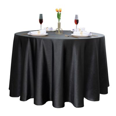 China Other Round Table Cloth High End Table Cloth Hotel Banquet Restaurant Hotel Table Cloth Round Table Cloth for sale