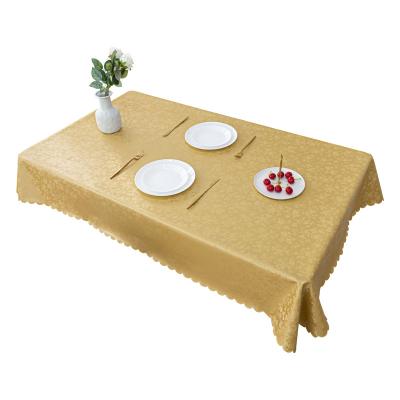 China Office hotel restaurant tablecloth thickened waterproof household tablecloth oil proof tea table disposable tablecloth for sale