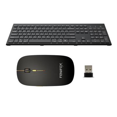 China Quiet Wireless Keyboard and Mouse Scissor Pick 2.4G Ergonomic Full-Key 104-Key Ergonomic Full-Key Dual System Switch Slope Combos for sale