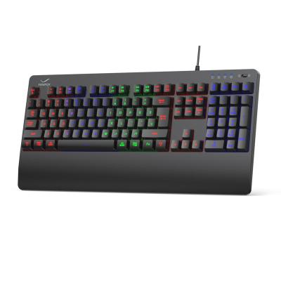 China New Product Keyboard Best-selling Multifunctional Backlit Double-adjustable Slope Bracket Ergonomic Design Wired Gaming Keyboard for sale