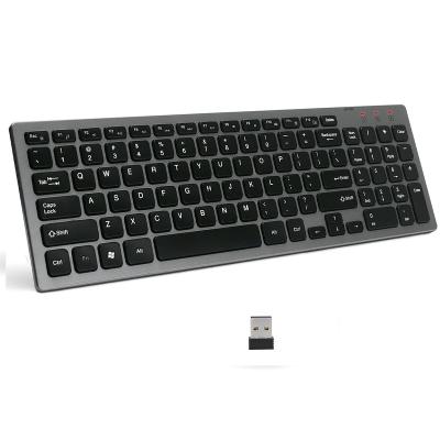 China Victory-lock 102 Scissor Scissor Ergonomic Normal Key Quiet Mute Nano 2.4G USB Wireless Keyboard for sale