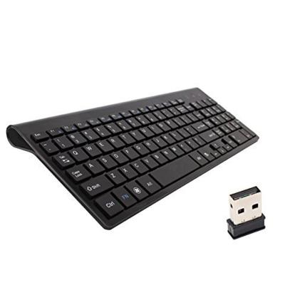 China best-selling Victory-lock Compact Scissor Switch Ergonomic 2.4Ghz USB Nano 102 Locks Normal Whisper Quiet Wireless Keyboard for sale