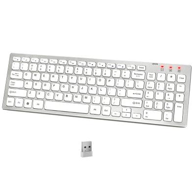 China Victory-lock 102 Scissor Scissor Ergonomic Normal Key Quiet Mute Nano 2.4G USB Wireless Keyboard for sale