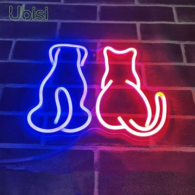 China Hotel led decorative neon light cartoon acrylic sign for home decoration, bedroom for sale