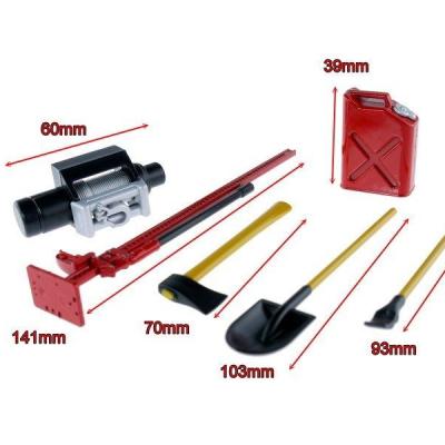 China RC Hobby 1/10 Scale RC Rock Crawler Tool Kit Accessory Box for RC Car SCX10 RC4WD AX10 for sale