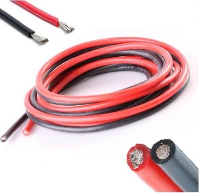 China A.W.G. Silicone Electronics Wires Cable of 10 power conduction with 1050 copper wires for sale